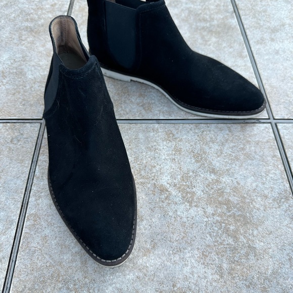 J.Crew Suede Booties Black Flats - Picture 8 of 12